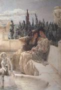 Alma-Tadema, Sir Lawrence Whispering Noon (mk23) china oil painting artist